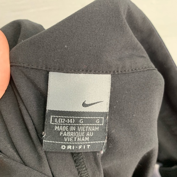 Nike Black Flat Front Athletic Warm Up Pants - Picture 6 of 8